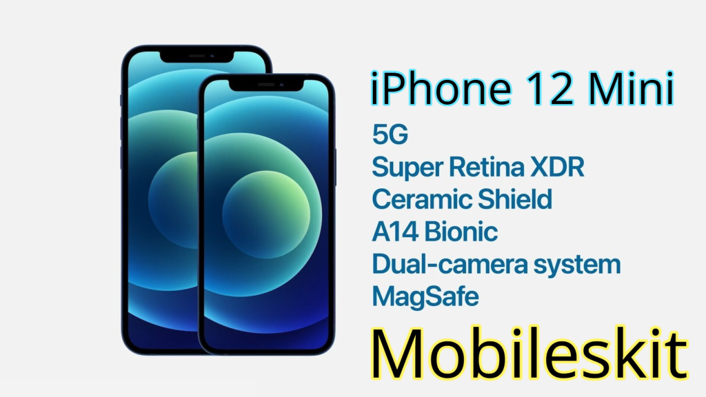 The iPhone 12 Mini features a 5.4-inch OLED display, A14 Bionic chip, dual 12MP cameras, and 5G support in a compact design.