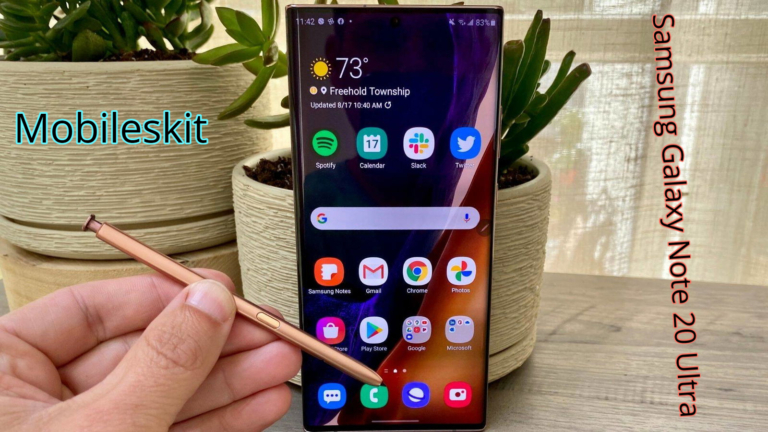 The Samsung Galaxy Note 20 Ultra offers cutting-edge features like a 108MP camera, and a stunning 6.9-inch display for excellent experience.