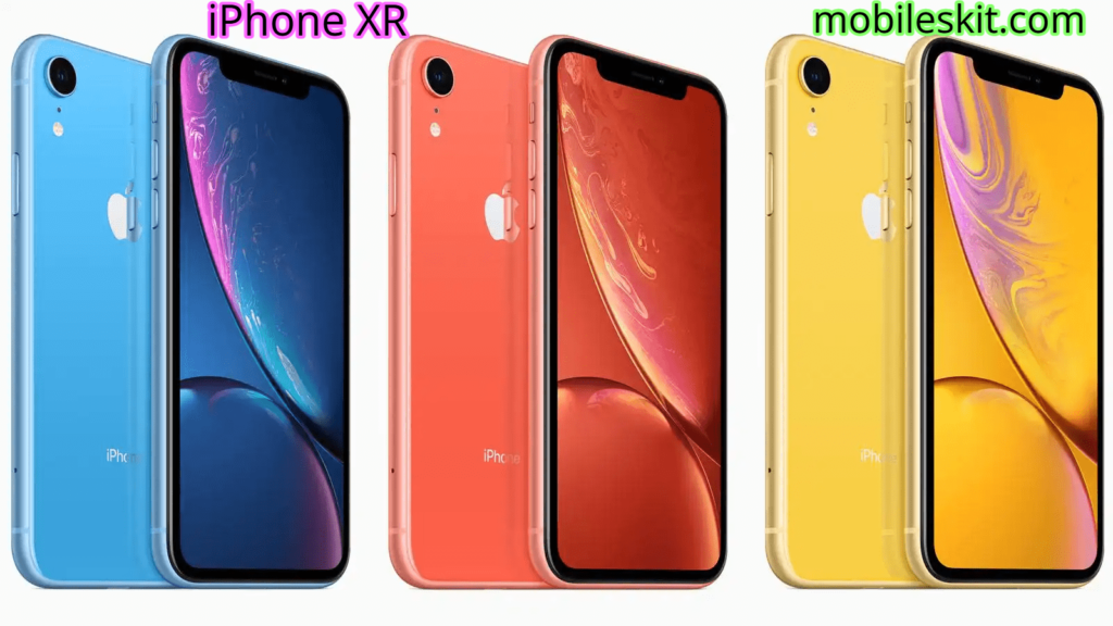 The iPhone XR features a 6.1-inch Liquid Retina display, A12 Bionic chip, Face ID, great battery life, and vibrant color options.